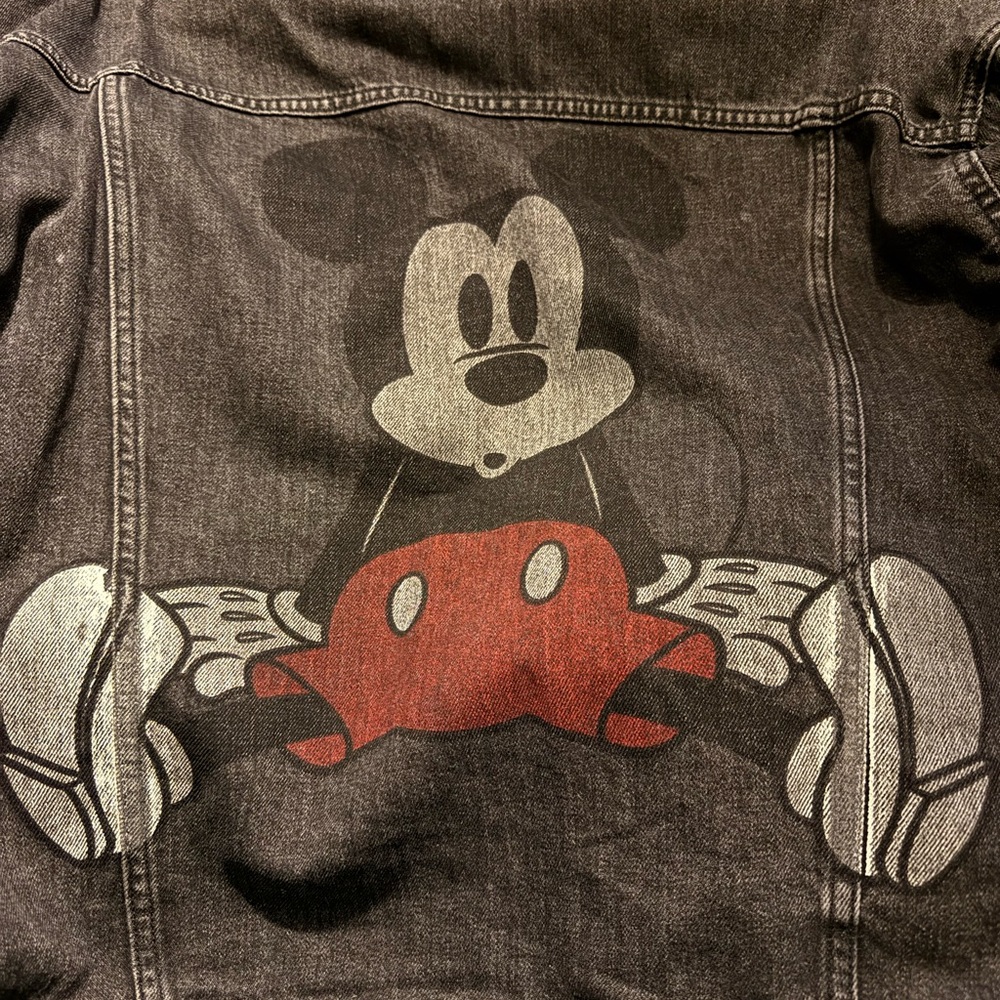 Disney woman’s black Denim Jacket